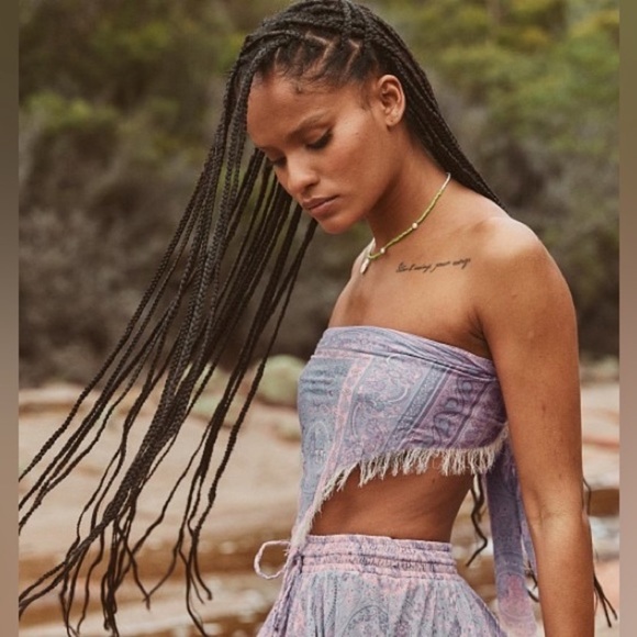 Spell & The Gypsy Farrah Lilac Head Scarf - Picture 3 of 9